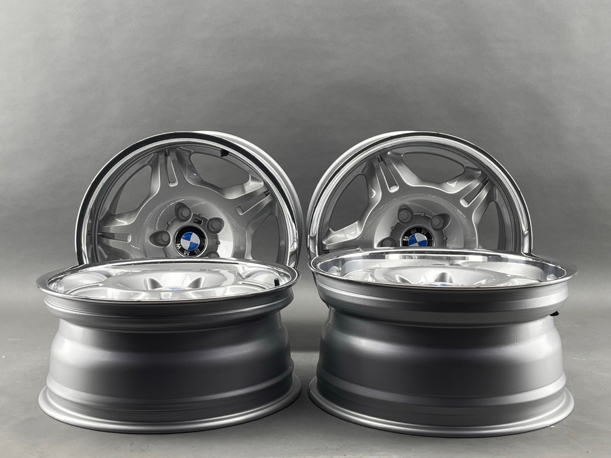 4 BMW Style24 M E36 3,2 M3 FELGEN 7,5 8,5x17 zoll M-doublesp 