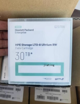 1PCS Brand new original box HP LTO8 data tape Q2078A with a capacity of 30TB
