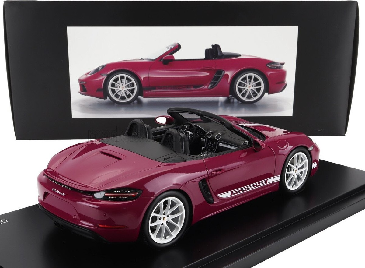 718 ボクスター　スタイルエディション 1/43 ミニチャンプス ルビー 718 ボクスター スタイルエディション 1/43 ミニチャンプス