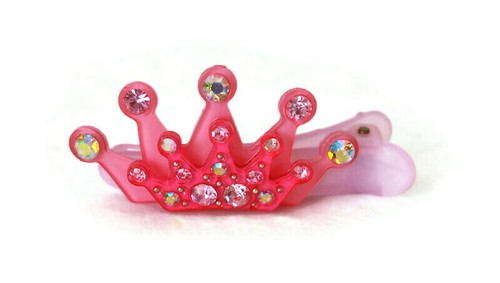 Girls Acrylic Sparkly Crown, Bambi and Charry Crocodile Alligator Hair Clip - Picture 31 of 43