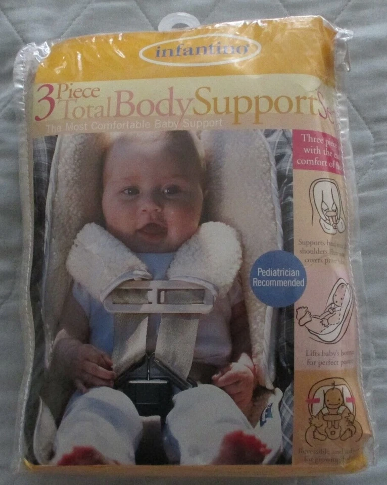 Infantino 3 piezas JUEGO DE SOPORTE DE CARROCERÍA TOTAL Sherpa Invierno Infante CUBIERTA DE ASIENTO DE COCHE Foto 3 de 4