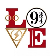 Love Word Harry Potter theme Metal cutting die Card Making Scrapbooking Magic