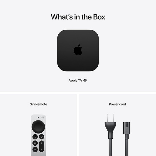 APPLE TV 4K 128GB Media Streamer (3rd Generation) Black BRAND NEW FACTORY SEALED - Picture 7 of 10