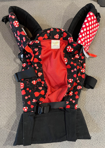 KinderPack Infant Standard Carrier Pack Sling - Minnie Bows - Made In USA