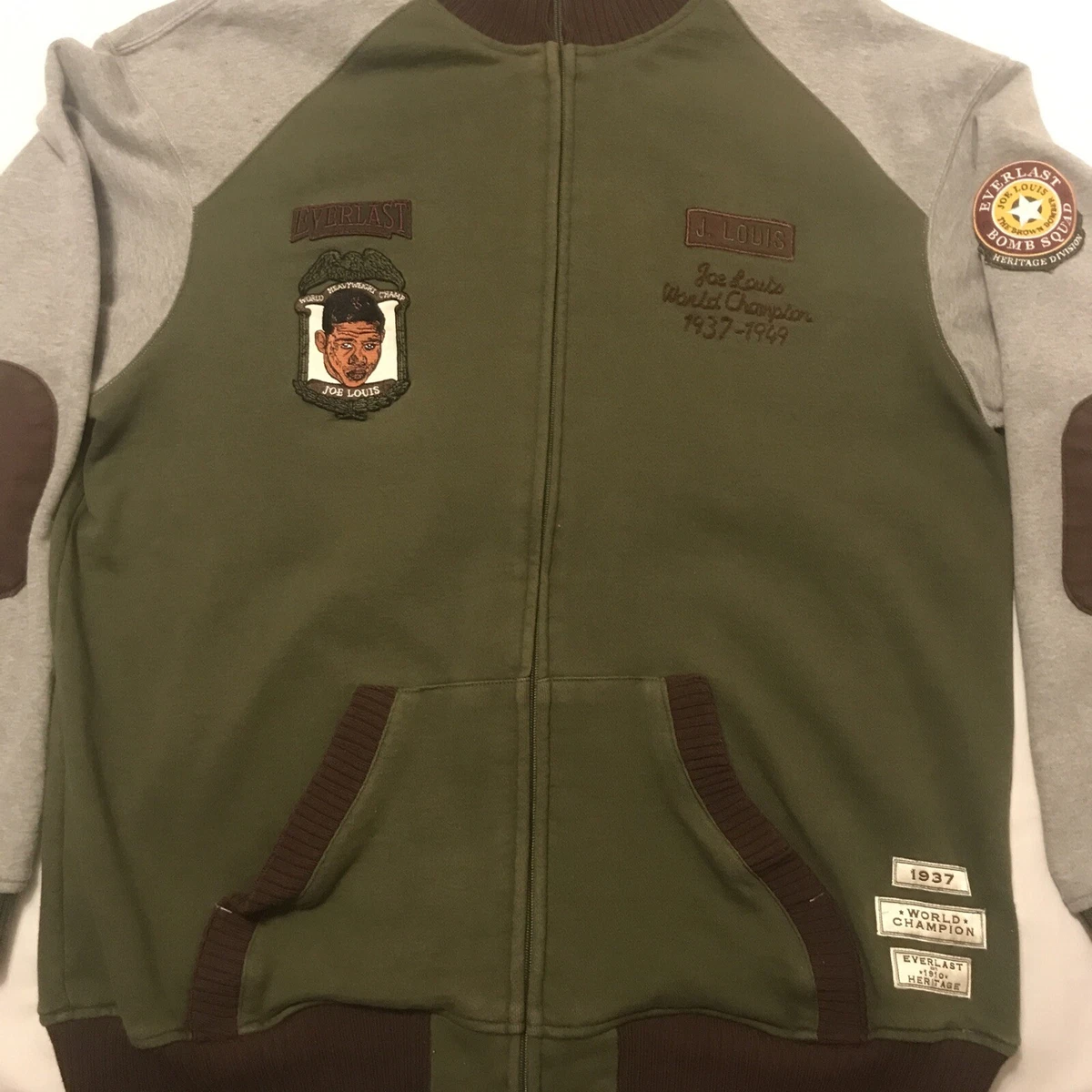 Vintage Everlast Joe Louis Jacket . XL . Preowned . VGC .