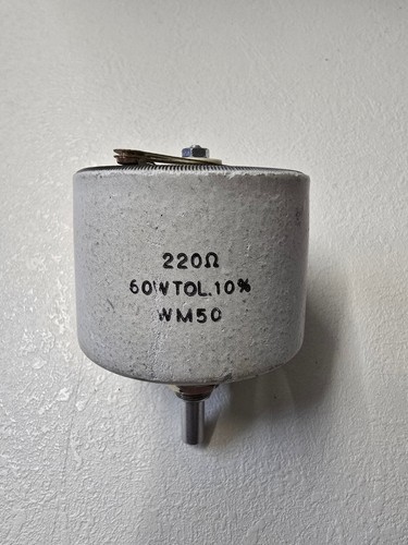 1 Stück Draht Poti Widerstand Potentiometer 220 Ohm , 60Watt / LF 5