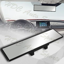 300mm Wide Flat Surface Interior Clip On Panoramic Rear View Mirror Universal