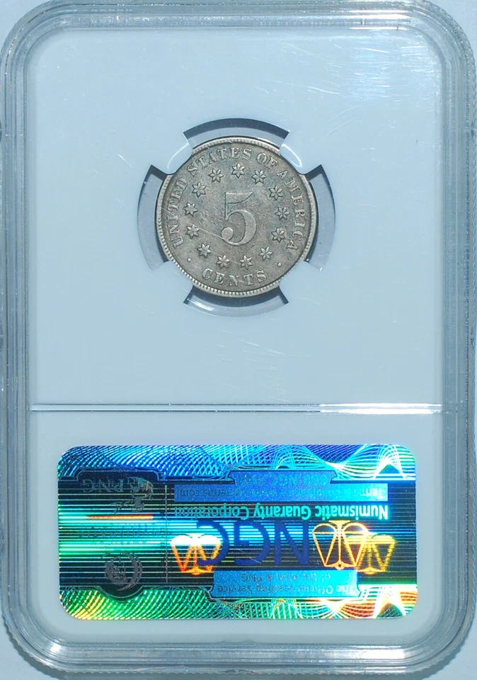 1883/2 NGC VF35 FS-301 Overdate Shield Nickel - Image 2 of 4
