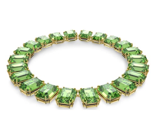 Fashion Millenia Luxury Jewelry Set Ladies Green Necklace Collarbone Necklace - Picture 3 of 5