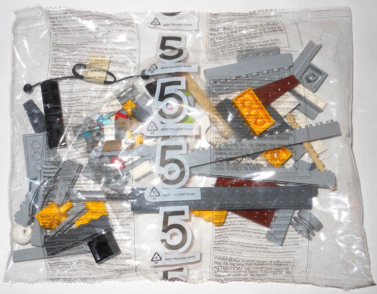 LEGO 60076 Demolition Site (5 NEW SEALED BAGS + sticker sheet