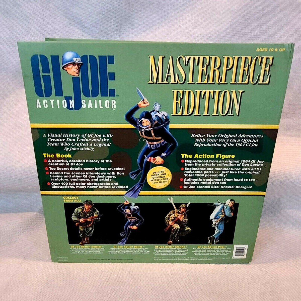 GI Joe Action Sailor Masterpiece Edition Deluxe Book and