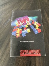 Super Nintendo SNES Manual Only Tetris 2