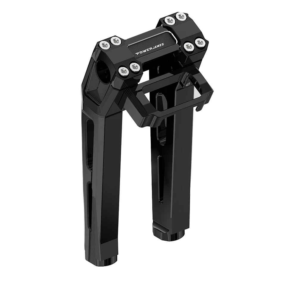 Black Handlebar Riser for Harley Touring Road King Street Glide FLHRXS FLTR FLHT Foto 4 de 4