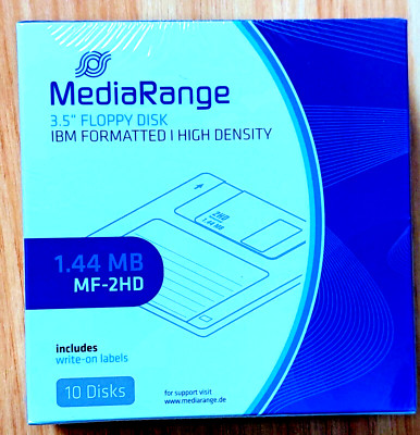 NEU Media Range Disketten 10 Stück 1,44MB (Pos.19)