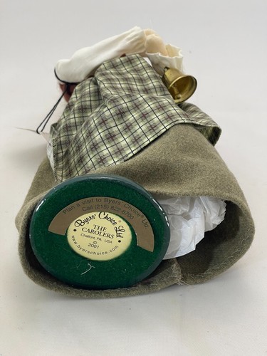 Byers Choice Caroler 2001 The Cries Of London Mujer con campana Bufanda Gorro - Imagen 8 de 8