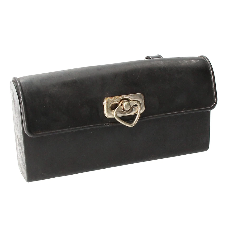 Simson Mofa SL1 Werkzeugtasche schwarz 1 Verschluss gepackt DDR-Originalteil - Bild 2 von 3