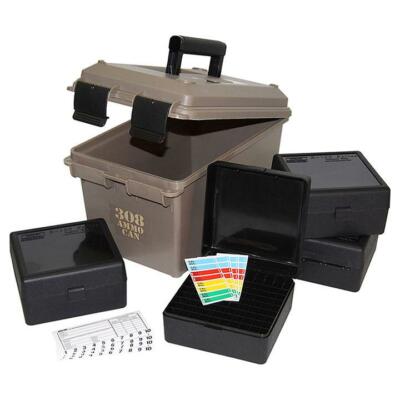 MTM ACC308 308 Ammo Can for 400 rd. Includes 4 each RM-100's Dark Earth
