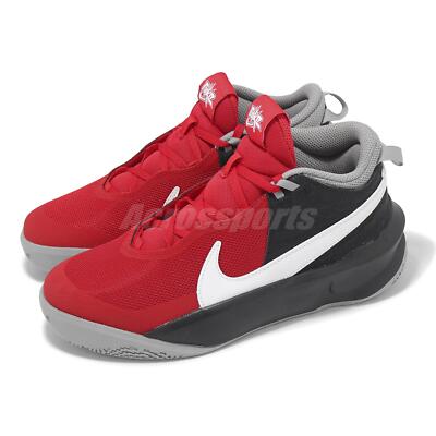 Nike Team Hustle D 10 GS University Red Black Kids Youth