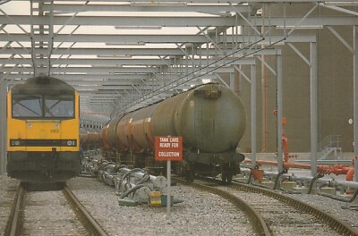 Class 60 60062 SAMUEL JOHNSON Westerleigh Oil Terminal Bristol 1990er Postkarte