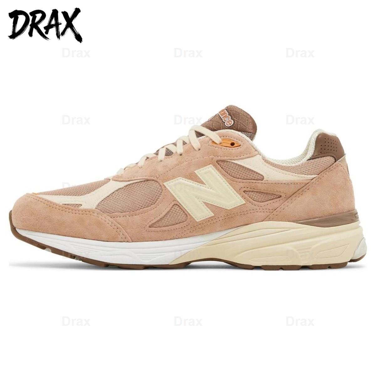 New Balance 990 V3 Low Top Lace-Up Leather Suede Tan/Brown M990SZ3