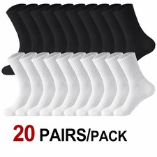 Mens Womens Trainer 10 Pairs Gym Sports Socks Cotton Running Walking Socks 6-11