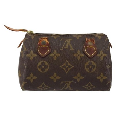 LOUIS VUITTON Monogram Mini Speedy Hand Bag M41534 LV Auth 147432
