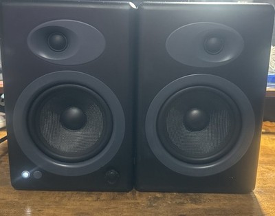 Audioengine A5+Classic Home Music Speaker System- BLK Tested Working