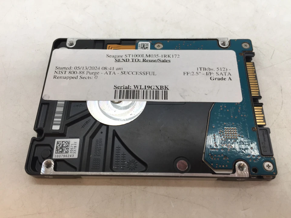 Seagate Mobile HDD 1TB SATA 2.5" ST1000LM035 GRADE A FREE S/H - Image 4 of 4