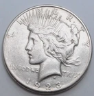 1923-S  Peace Dollar Better Date Silver Coin Sharp Details, No reserve $