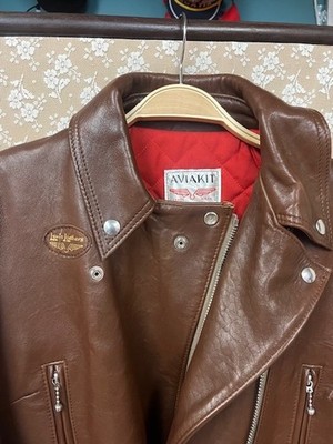 AVIAKIT Lewis Leather Jacket | eBay