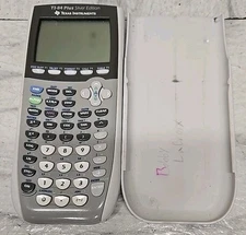 Texas Instruments TI-84 Plus Silver Edition Graphing Calculator No Cover