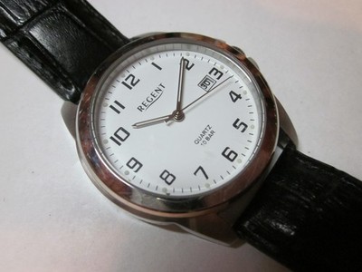 REGENT Herren Armbanduhr wristwatch Kaliber Seiko Hattori PC 32A