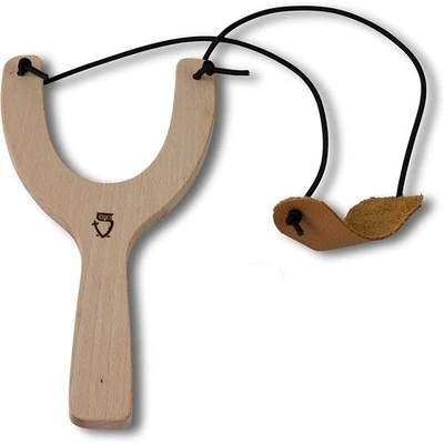 BestSaller 12379 Fionda (gemella) in legno duro, naturale