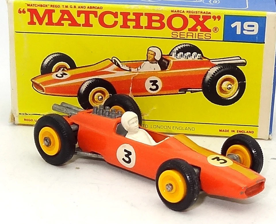 LESNEY MATCHBOX NO. 19 LOTUS RACING CAR - MINT BOXED - Image 3 of 4