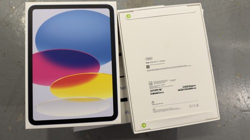 Lot of 8x Apple iPad A16 Model A3355 128GB Wi-Fi+Cellular EMPTY BOX