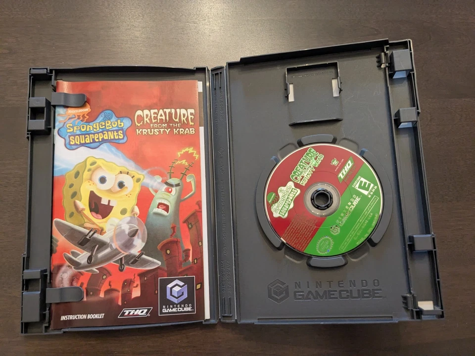 SpongeBob SquarePants Creature from the Krusty Krab GameCube Complete CIB - Image 2 of 3