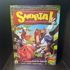 Snorta! Farm Animal Family Board Game 2007 Mattel Brand Sealed Out Of Print Read