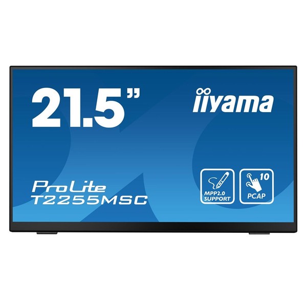 Iiyama Prolite T2255MSC-B1 54.5 Cm (21.5 Zoll) Led-Monitor Ips, Hdmi Displayport-image