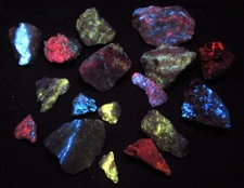 Fluorescent Fireworks, Long Lake Minerals Ontario Canada