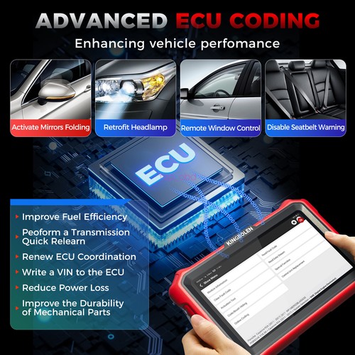 2026 KINGBOLEN K8 PRO Bidirectional Scanner Car OBD2 Diagnostic Tool ECU Coding