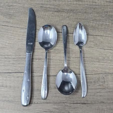 Bright Star Replacement Lot Flatware Oneida Knife Soup Spoon Grapefruit Spoon 