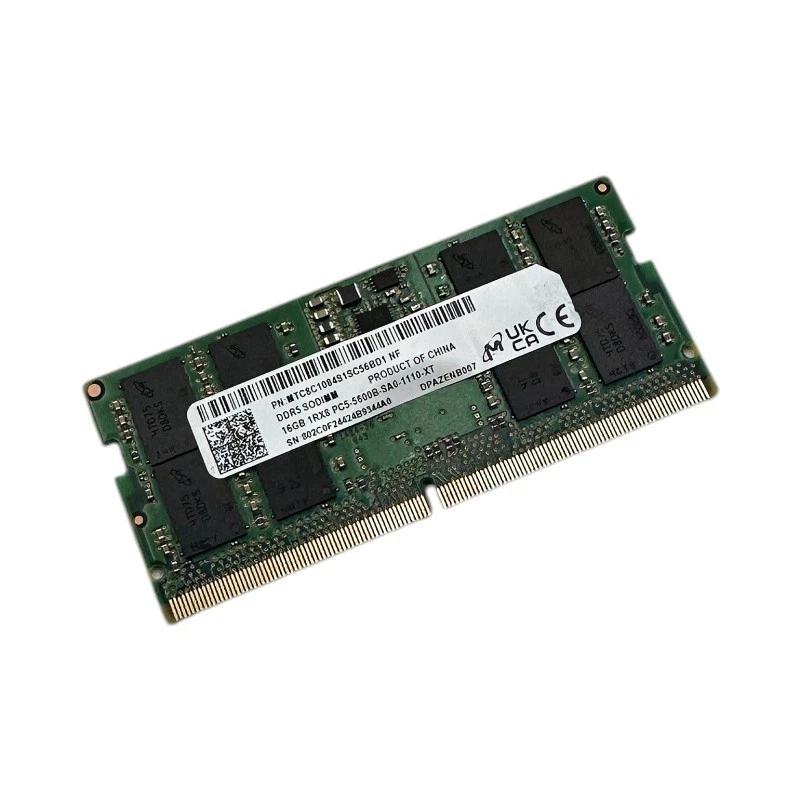 Micron MTC8C1084S1SC56BD1 16GBx1 DDR5 SDRAM SODIMM Laptop Memory