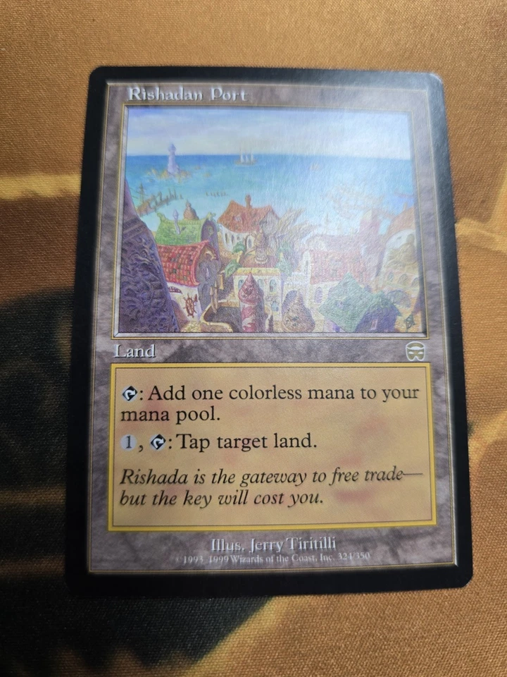 Rishadan Port Mercadian Masques NM Land Rare MAGIC CARD - Image 3 of 4