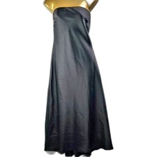 Express Elegant Whimsygoth Satin Strapless Midi Slip Dress Sz L - NWT