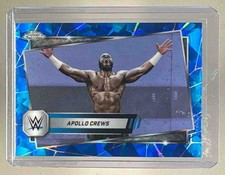 Apollo Crews 2025 Topps Chrome Sapphire WWE #114