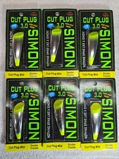 6 Packs, Hawken Simon Cut Plug 3.0  #4 Double Trouble SCP30004, NEW