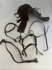 Marx Johnny West Brown Horse Saddle, Bridle Bit & Reins and Harness