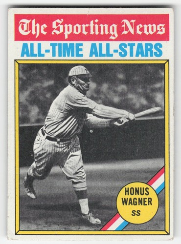 Honus Wagner [All Time All Star] #344 1976 Topps card