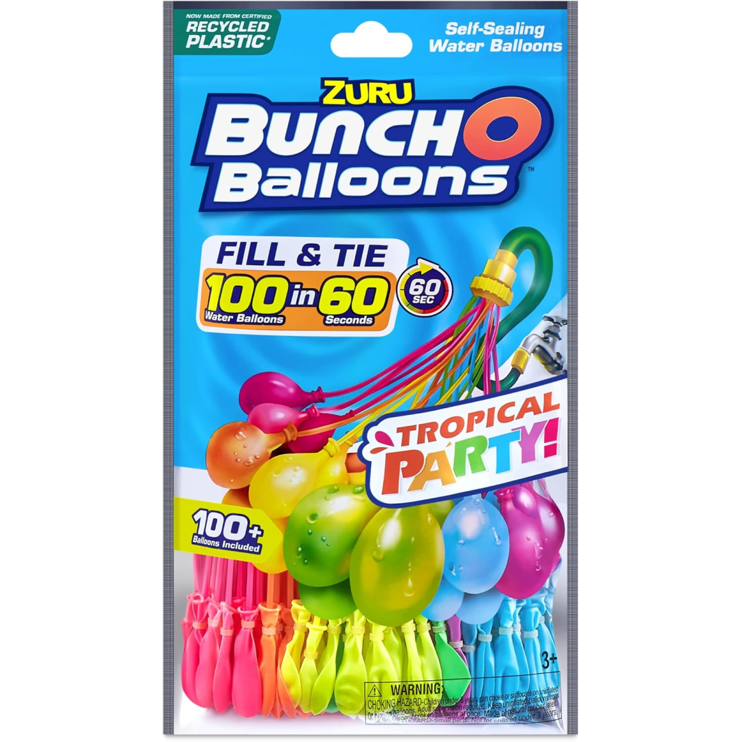 ZURU Bunch O Balloons Tropical Party 105 Balloons New