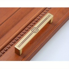 1PC Solid Brass Heavy-duty Chinese Style Cabinet Pull Handles Drawer Handles